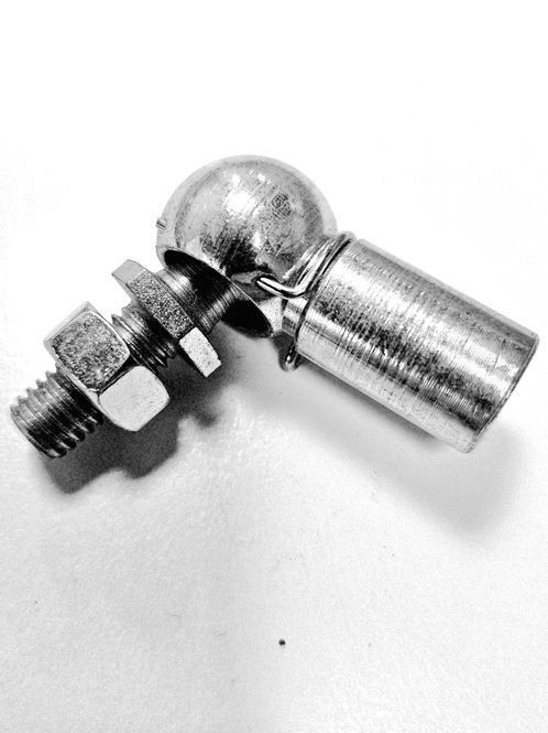 Hovedbilde Løst kuleledd (kulebolt/kulehode) for gassfjær M8