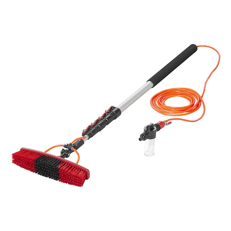 Vaskebørste Heavy Duty med teleskopskaft 116 - 450 cm og såpedispenser