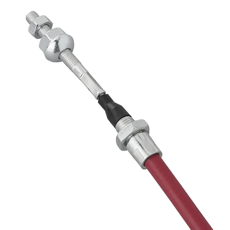 Kulemutter og låsemutter M8 2-delt for bremsekabel